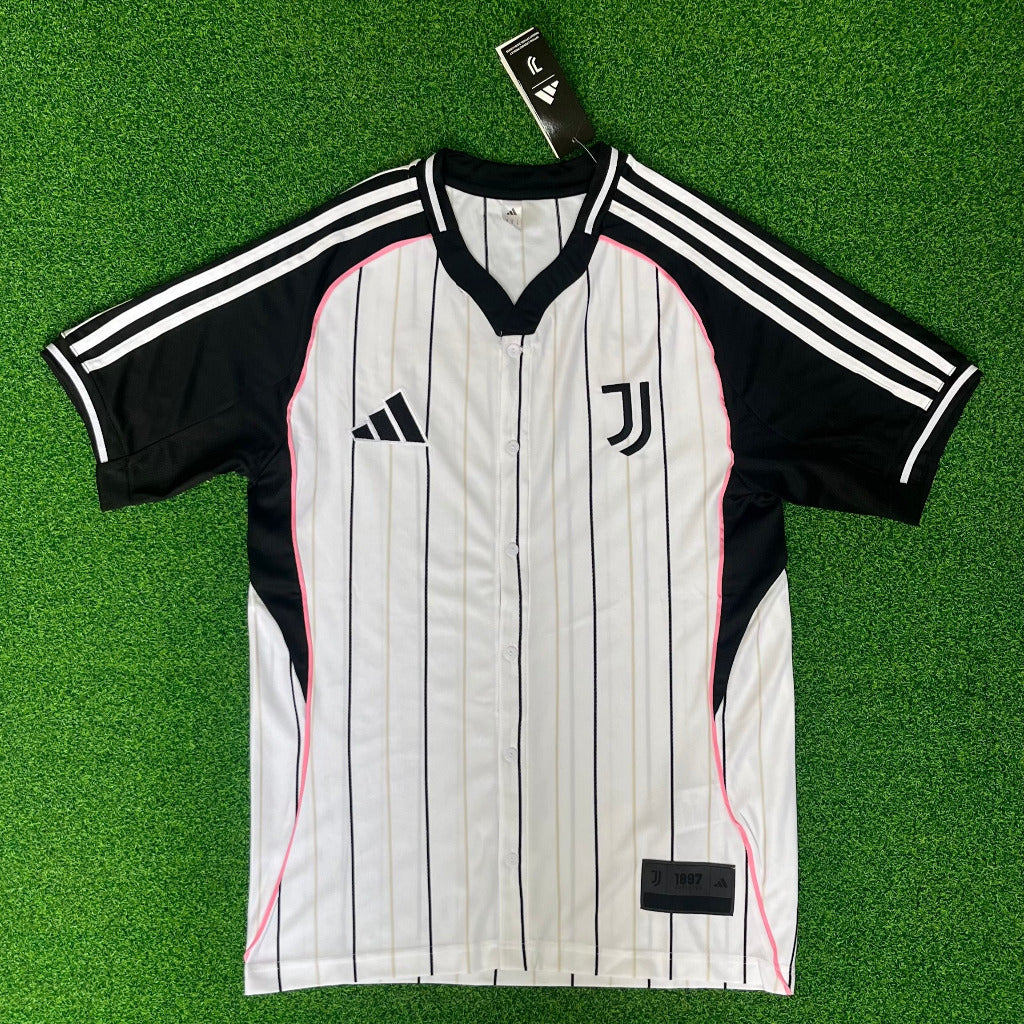 Juventus 25/26 Black/White Baseball Jersey