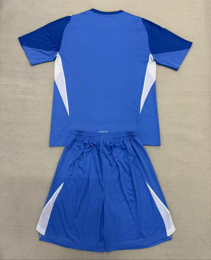 Juventus 25/26 Goalkeeper Kids Blue Jersey Set