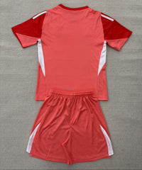 Juventus 25/26 Goalkeeper Kids Red Jersey Set