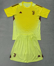 Juventus 25/26 Goalkeeper Kids Yellow Jersey Set