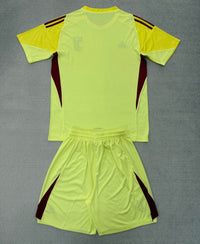 Juventus 25/26 Goalkeeper Kids Yellow Jersey Set
