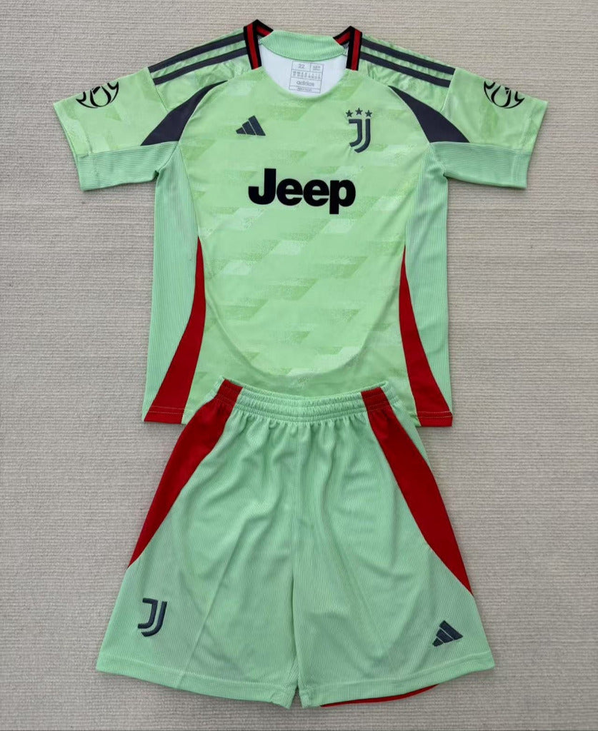 Juventus 25/26 Kids Green Jersey Set