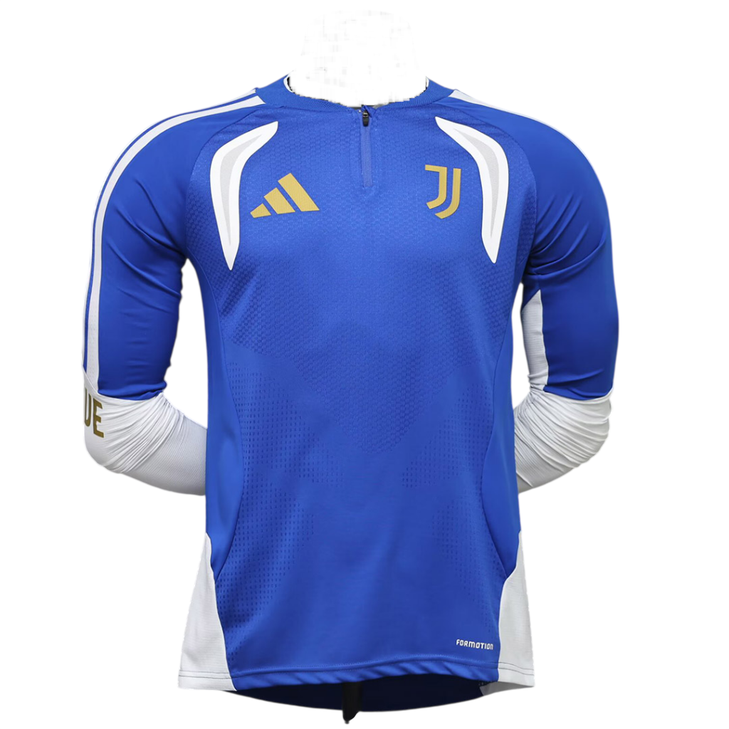 Juventus 26/27 Blue/White Track Player Version Long Sleeve Jersey