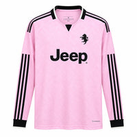 Juventus 26/27 Pink/Black Stripes Away Long Sleeve Jersey