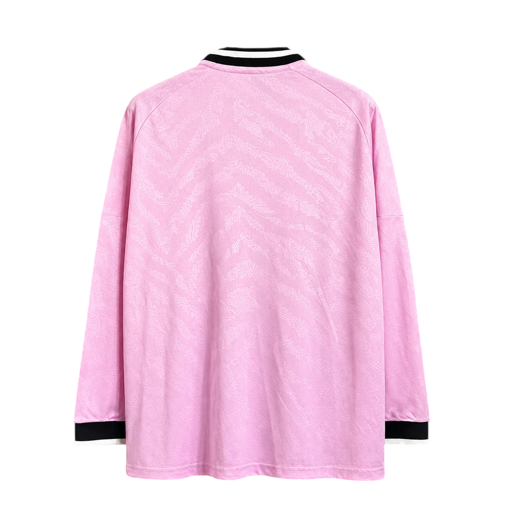 Juventus 26/27 Pink/Black Stripes Away Long Sleeve Jersey