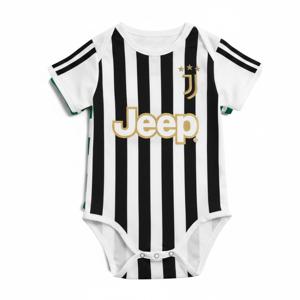 Juventus 26/27 White/Black/Gold Home Baby Bodysuit