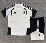 Juventus 26/27 White/Black Training Kids Jersey Set