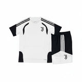 Juventus 26/27 White/Black Training Kids Jersey Set