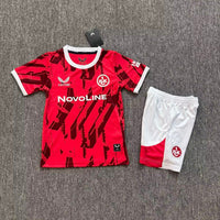 Kaiserslautern 25/26 Red/White Kids Home Jersey Set