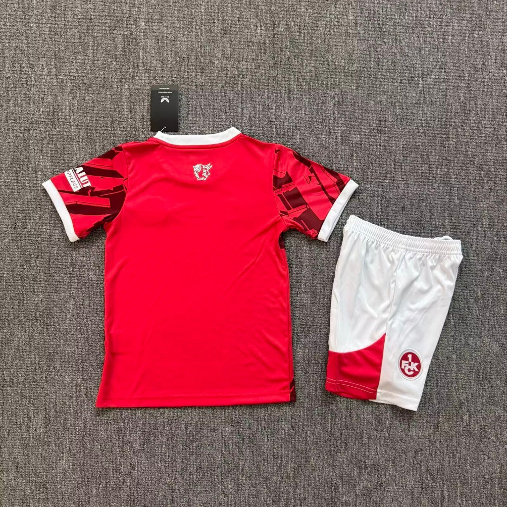 Kaiserslautern 25/26 Red/White Kids Home Jersey Set