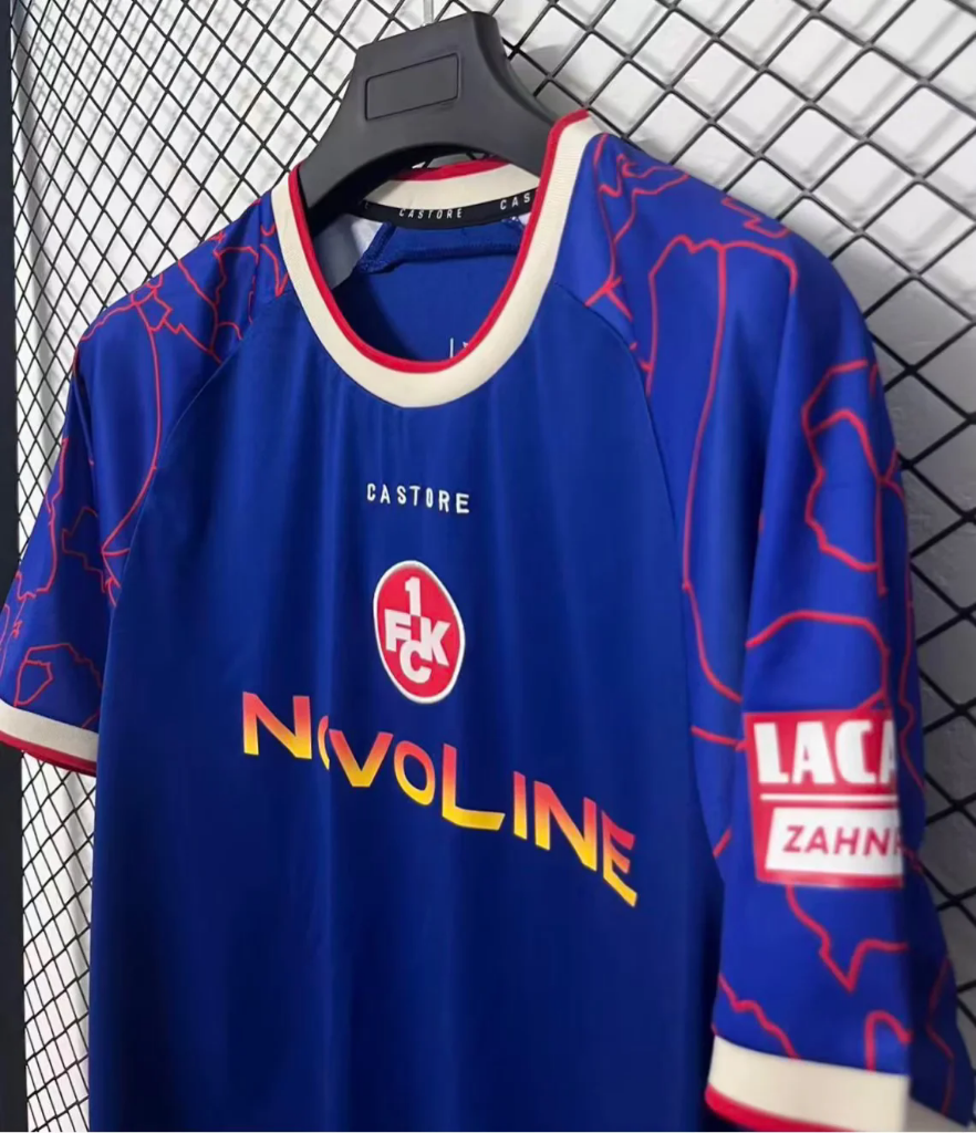 Kaiserslautern 26/27 Blue/White/Red Trim Away Jersey