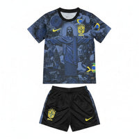 Kids Brazil Christ The Redeemer Dark Blue Concept Jersey - Concept Kits