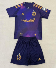 LA Galaxy 25/26 Away Purple Kids Kit