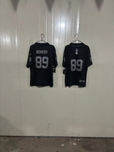 Las Vegas Raiders 25/26 Bowers #89 Black/Gray Game Kids Jersey