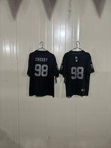 Las Vegas Raiders 25/26 Crosby #98 Black/Gray Game Kids Jersey