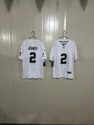 Las Vegas Raiders 25/26 Jeanty #2 White/Black Game Kids Jersey