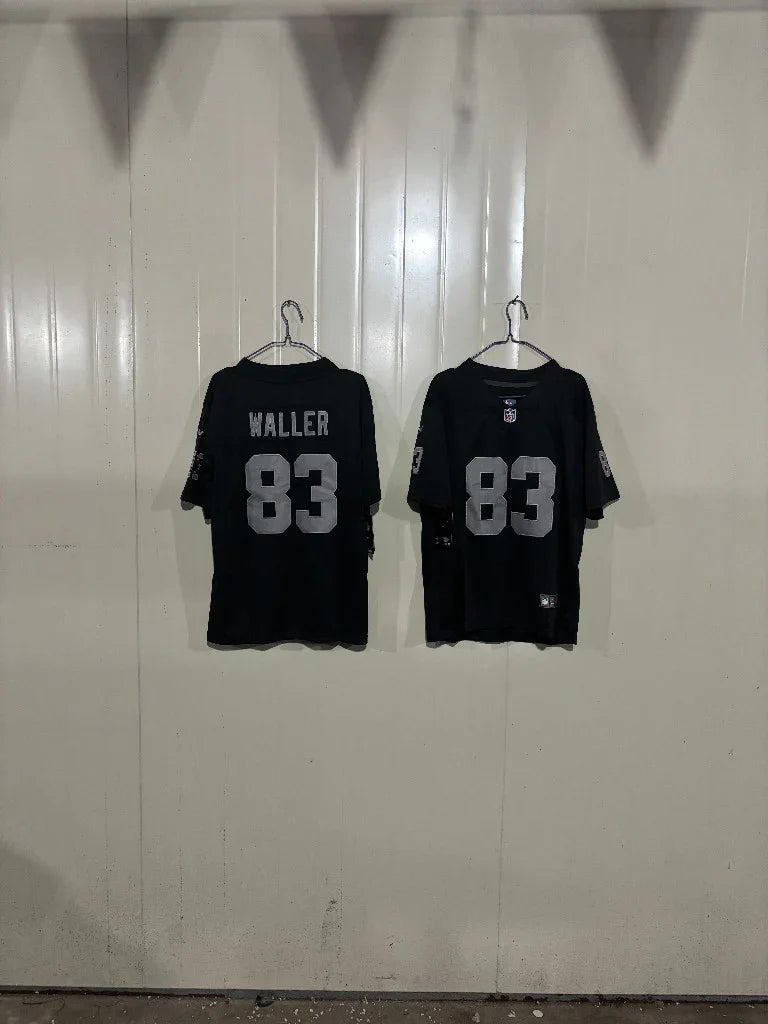 Las Vegas Raiders 25/26 Waller #83 Black/Gray Game Kids Jersey