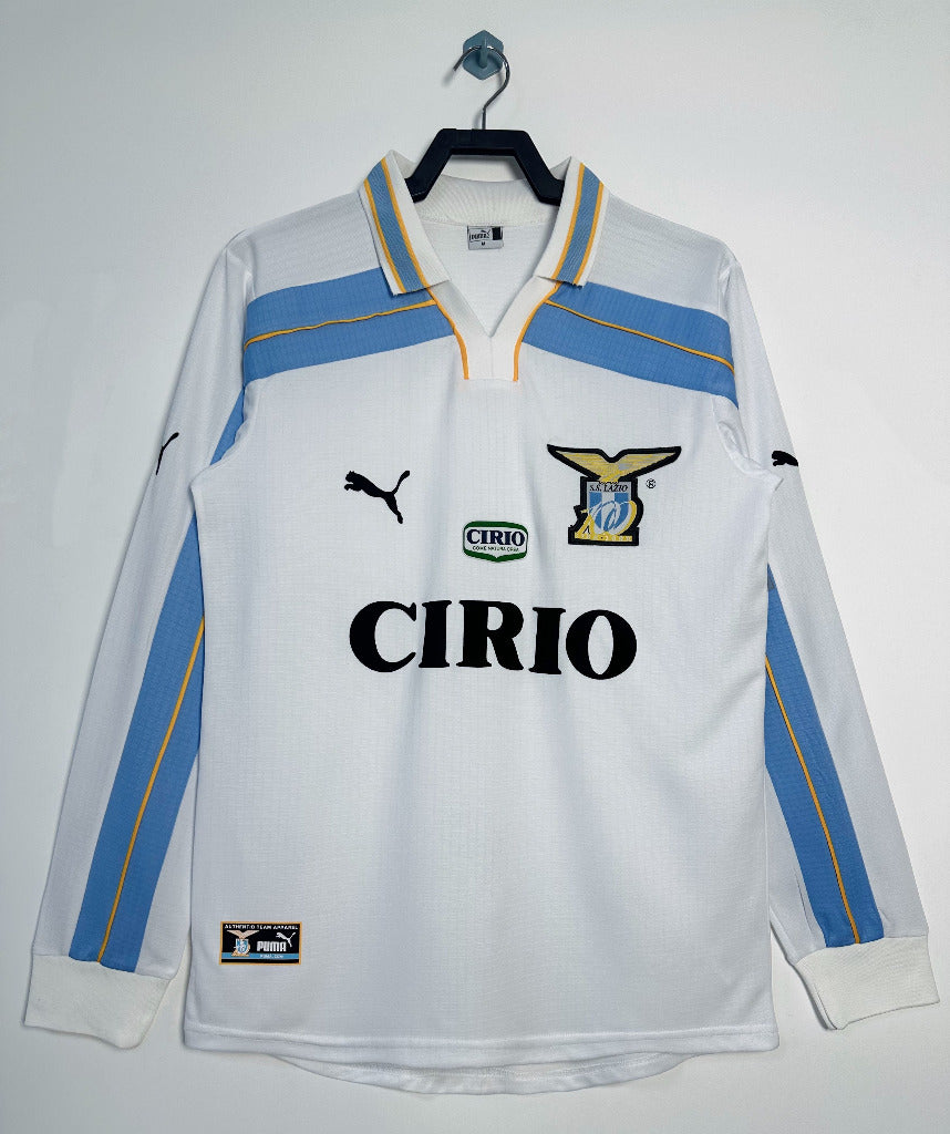 Lazio 1998/00 Vintage Retro Second Away Long Sleeve Jersey