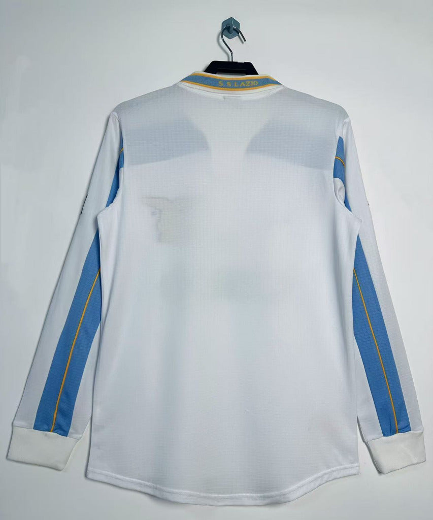 Lazio 1998/00 Vintage Retro Second Away Long Sleeve Jersey