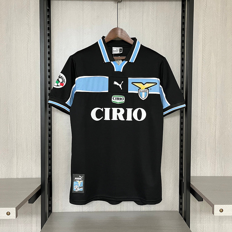 Lazio 1998/99 Vintage Retro Black Away Jersey