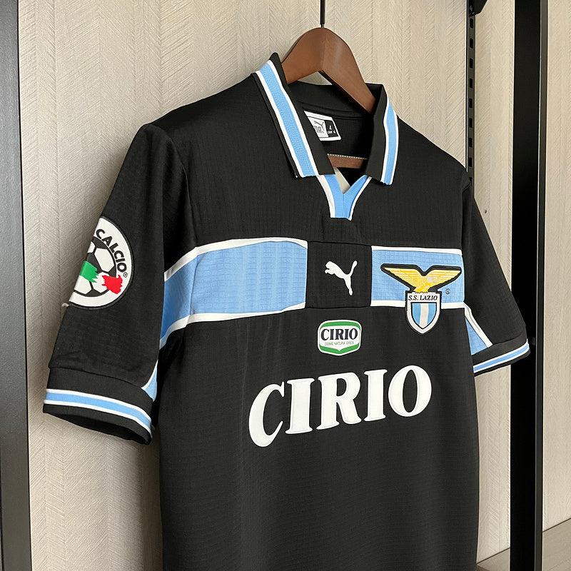 Lazio 1998/99 Vintage Retro Black Away Jersey