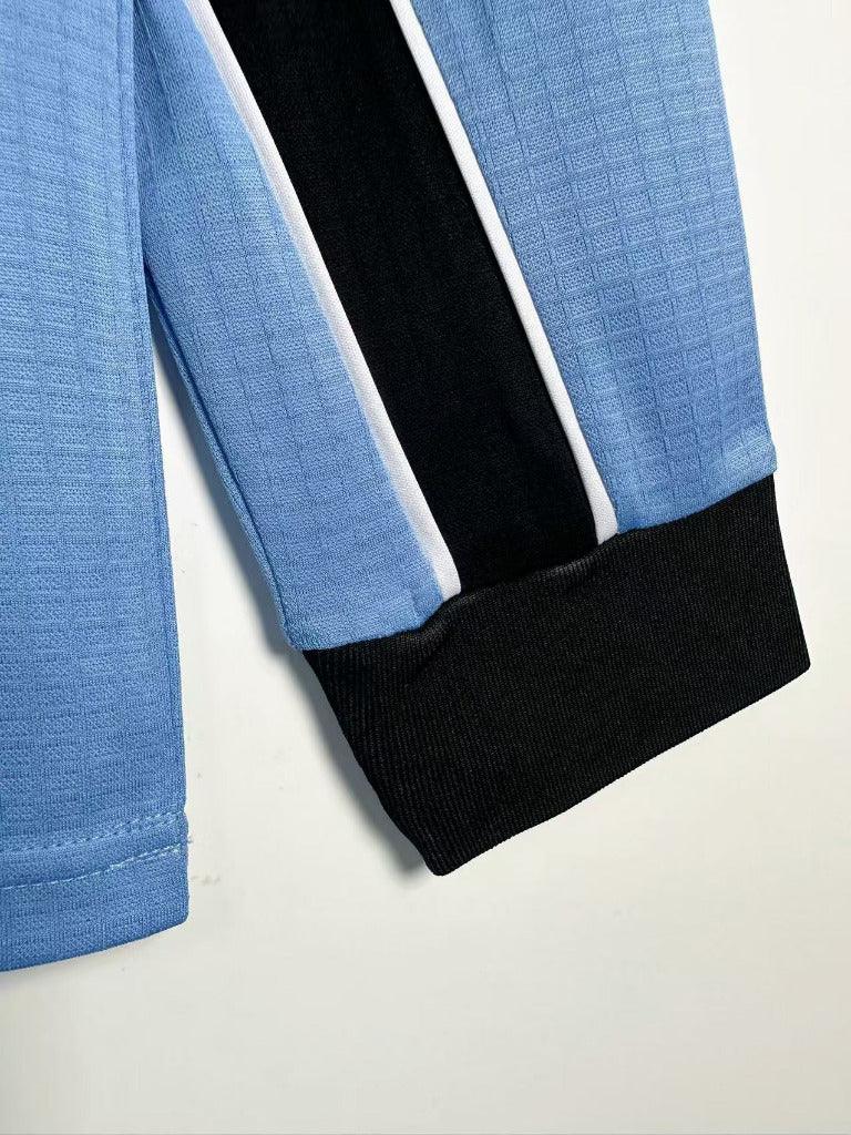 Lazio 1998/99 Vintage Retro Blue Home Long Sleeves Jersey