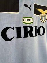 Lazio 1998/99 Vintage Retro Blue Home Long Sleeves Jersey