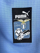 Lazio 1998/99 Vintage Retro Blue Home Long Sleeves Jersey