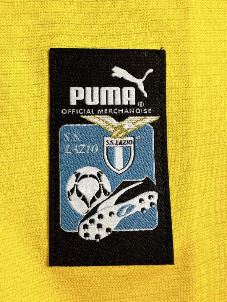 Lazio 1998/99 Vintage Retro Yellow Second Away Game Jersey