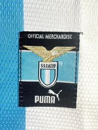 Lazio 1999/00 Vintage Retro Home Blue and White Jersey