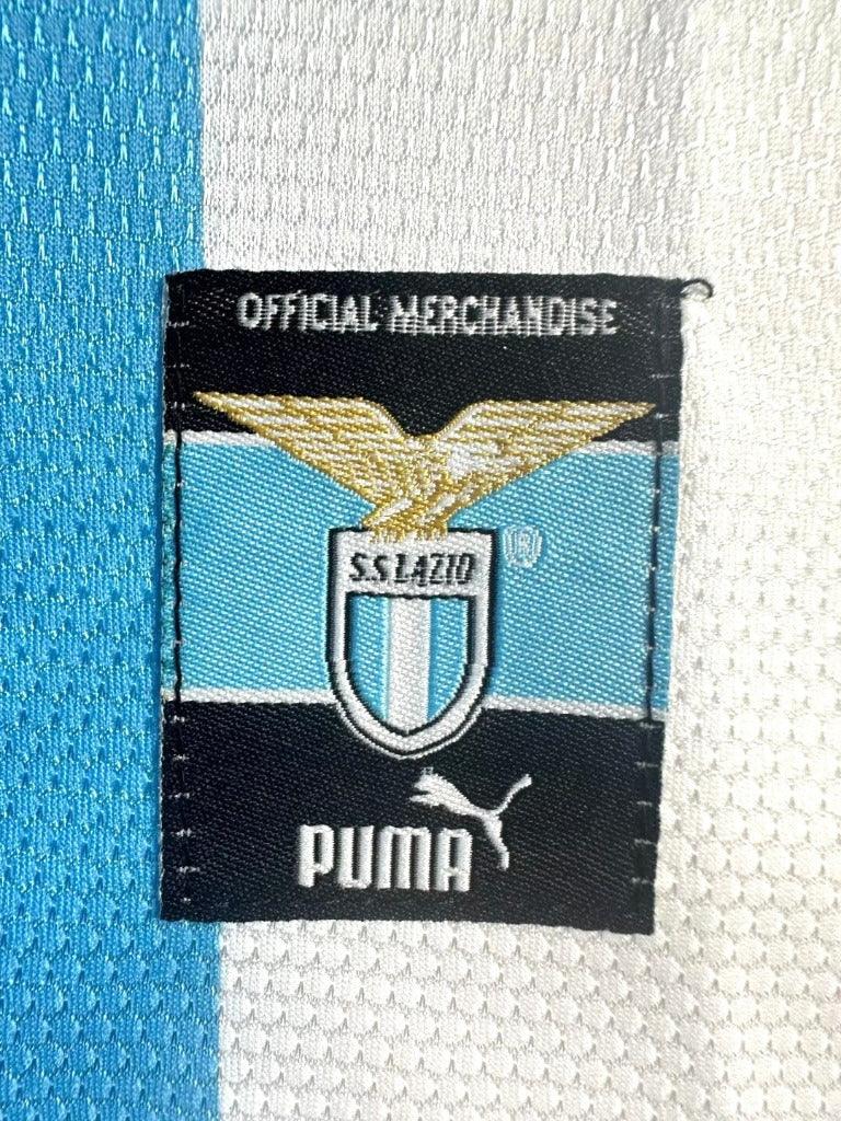Lazio 1999/00 Vintage Retro Home Blue and White Jersey