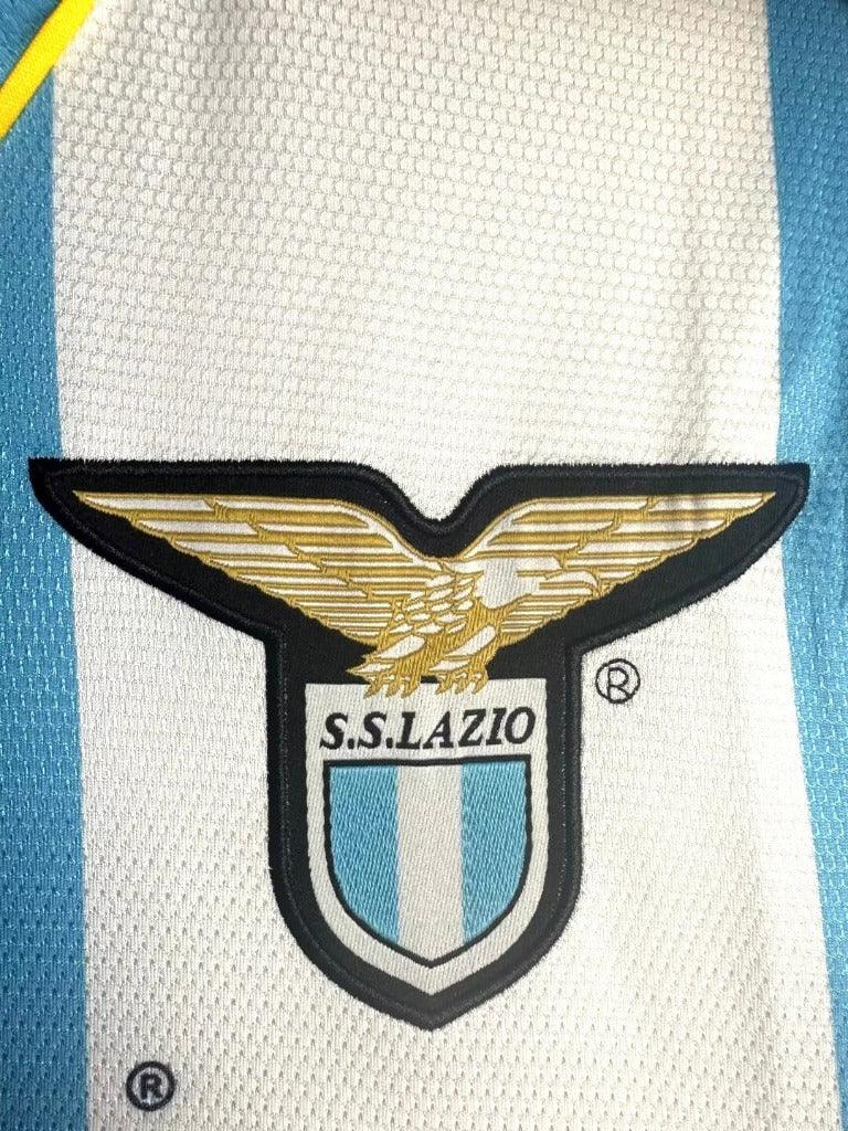 Lazio 1999/00 Vintage Retro Home Blue and White Jersey