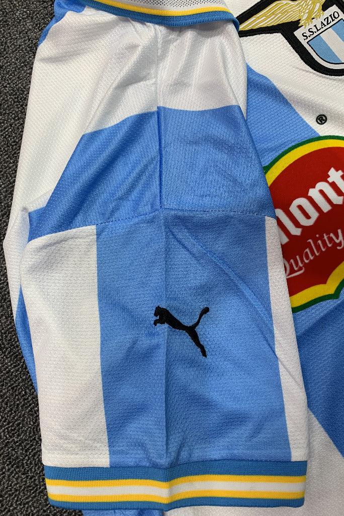 Lazio 1999/00 Vintage Retro Home Blue and White Jersey