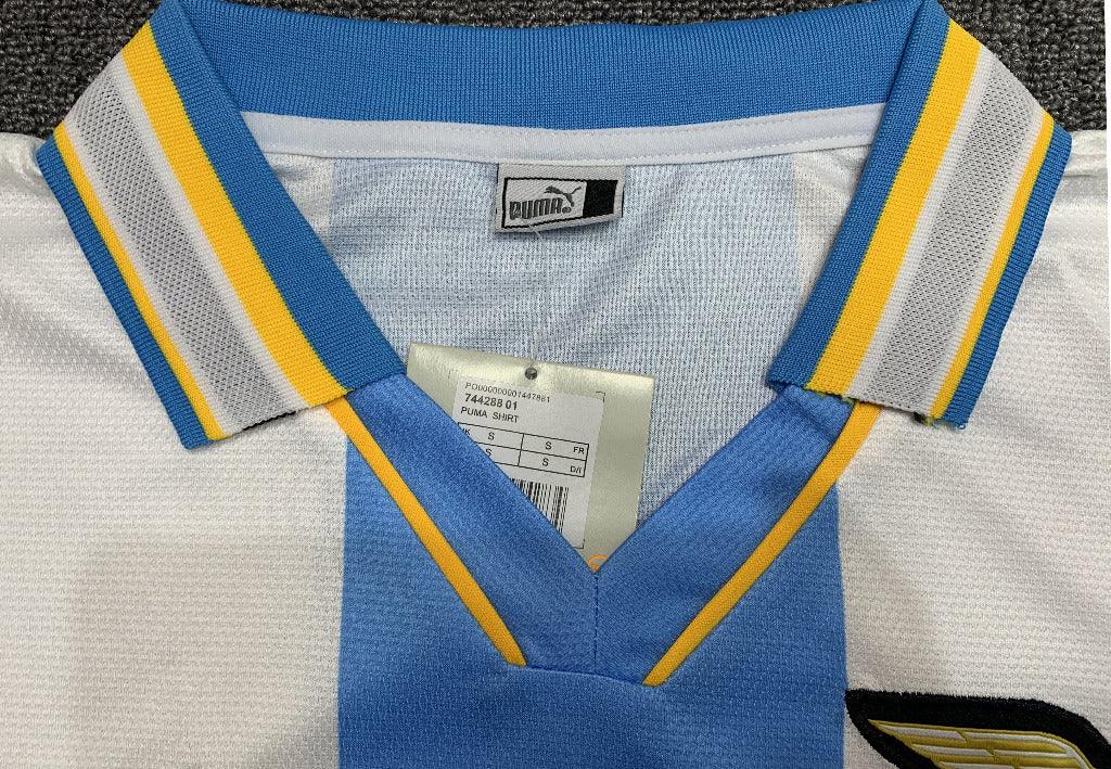 Lazio 1999/00 Vintage Retro Home Blue and White Jersey