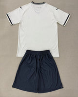 Lazio 25/26 White Away Kids Jersey Set