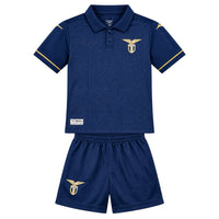 Lazio 26/27 Dark Blue/Gold Trim 4th Away Kids Jersey Set