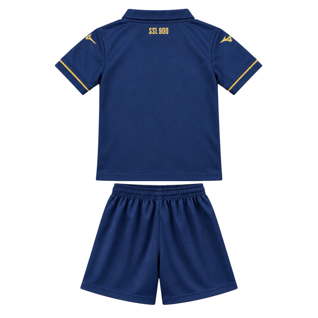 Lazio 26/27 Dark Blue/Gold Trim 4th Away Kids Jersey Set