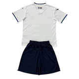 Lazio 26/27 White/Blue Pinstripe Away Kids Jersey Set