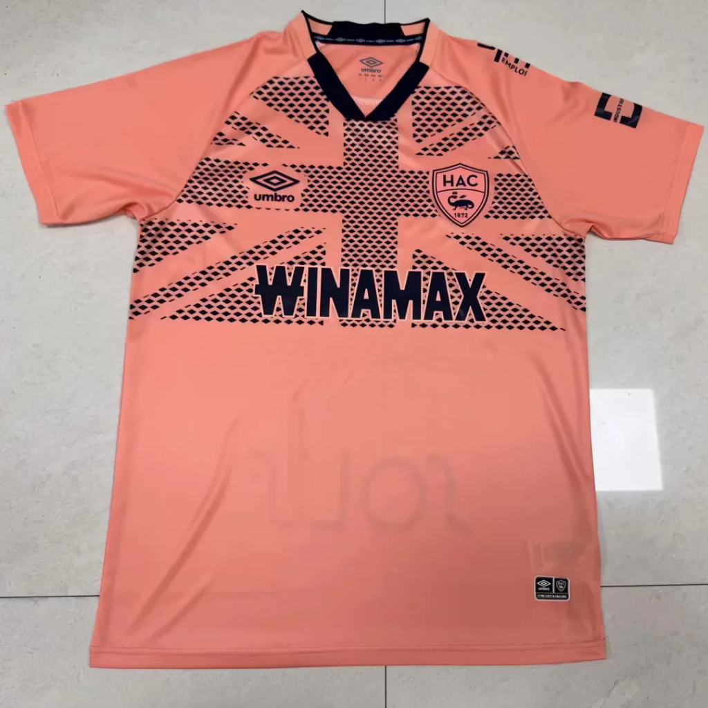 Le Havre 25/26 Orange/Black Away Jersey