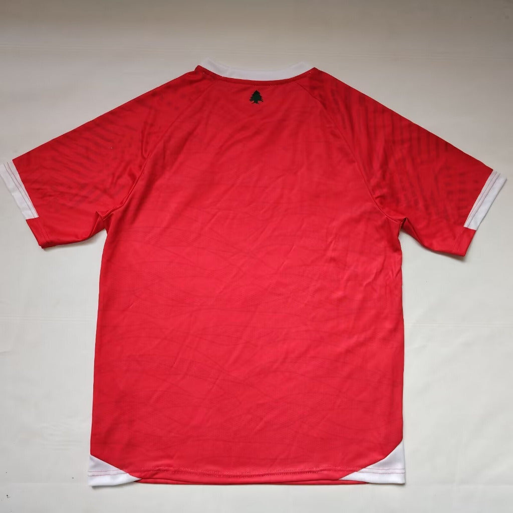 Lebanon 2026 Red/White Home Jersey