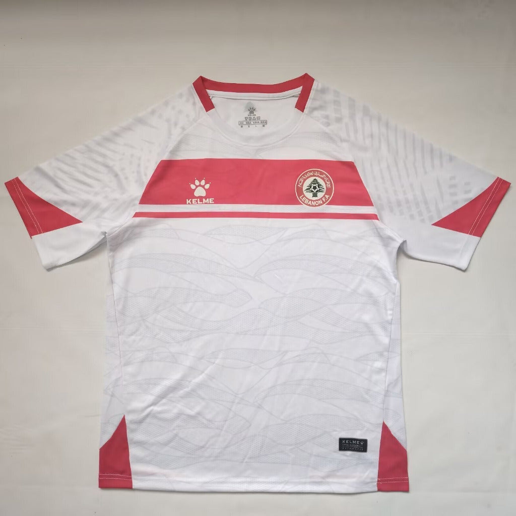 Lebanon 2026 White/Red Away Jersey