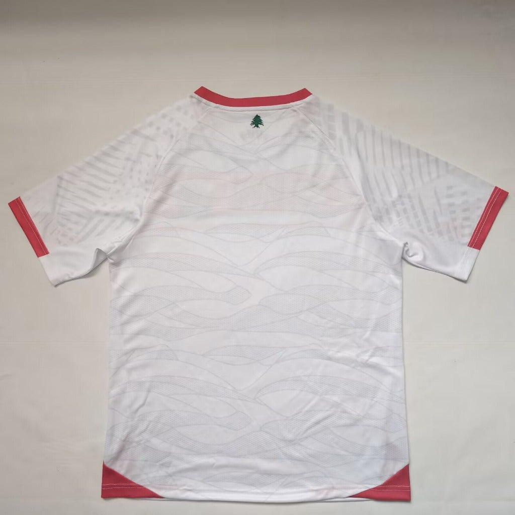 Lebanon 2026 White/Red Away Jersey