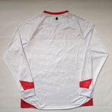 Lebanon 2026 White/Red Away Long Sleeve Jersey