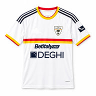 Lecce 26/27 White/Red/Yellow Trim Away Jersey