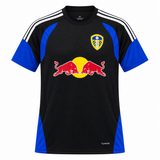 Leeds United 26/27 Black/Blue/White Stripes Training Jersey
