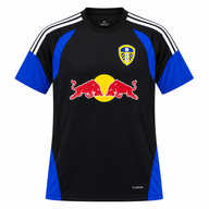 Leeds United 26/27 Black/Blue/White Stripes Training Jersey