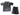 Leeds United 26/27 Black/White Stripes Third Kids Jersey Set