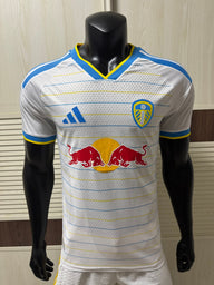 Leeds United 26/27 White/Blue/Yellow Trim Player version home Jersey