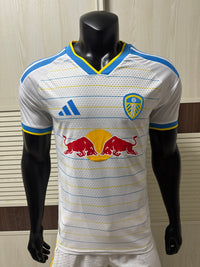 Leeds United 26/27 White/Blue/Yellow Trim Player version home Jersey