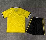 Leeds United 26/27 Yellow/Black Stripes Away Kids Jersey Set